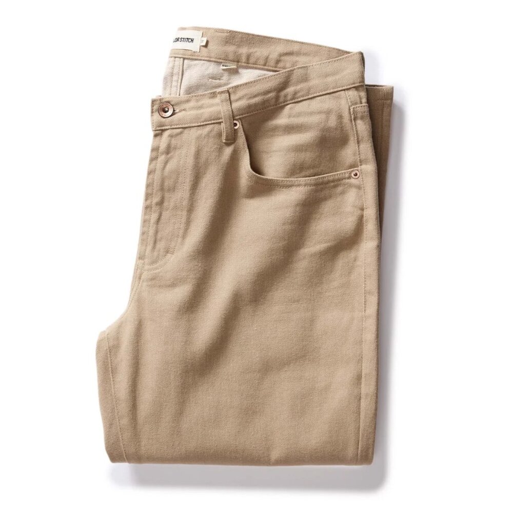 Taylor Stitch All Day Pant - Democratic Fit - Light Khaki/Broken Twill